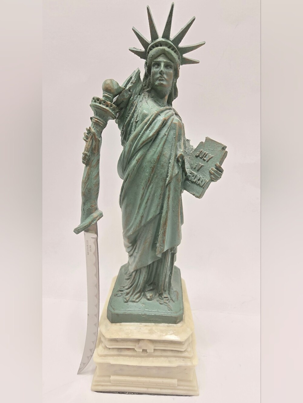 Vintage 12" Statue of Liberty with 8" Letter Opener SwordStyle